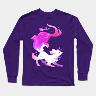 Pink Celestial Fox Long Sleeve T-Shirt